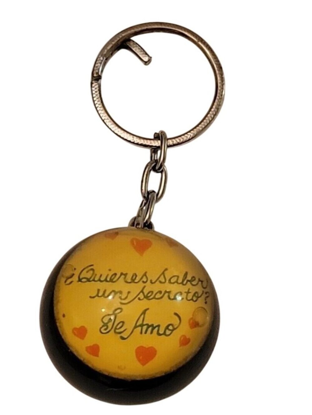 Quieres Saber Un Secreto? Te Amo Key Ring You Want to Know a Secret? I Love You